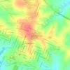 Mappa topografica Praça do Centenário, altitudine, rilievo