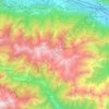 Mappa topografica Parco Naturale Orsiera-Rocciavrè, altitudine, rilievo