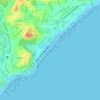 Mappa topografica Praia de Armação, altitudine, rilievo