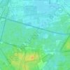 Mappa topografica De Hoge Vuursche, altitudine, rilievo