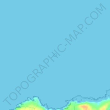 Mappa topografica West Mouse, altitudine, rilievo