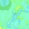 Mappa topografica Goulburn Weir, altitudine, rilievo