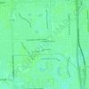 Mappa topografica The Crossings, altitudine, rilievo