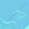 Mappa topografica Bulicutin Island, altitudine, rilievo