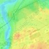 Mappa topografica Uplands Pathway Network, altitudine, rilievo