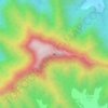 Mappa topografica Sinhagad Fort, altitudine, rilievo