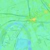 Mappa topografica Beckett's Wharf, altitudine, rilievo