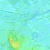 Mappa topografica Berkel, altitudine, rilievo