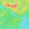 Mappa topografica Elzevir Lake, altitudine, rilievo