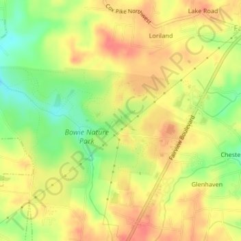 Mappa topografica Lake Van, altitudine, rilievo