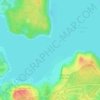 Mappa topografica White Bear Lake, altitudine, rilievo