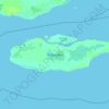 Mappa topografica Saibai Island, altitudine, rilievo