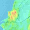 Mappa topografica Heysham, altitudine, rilievo