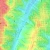 Mappa topografica Área Verde - Metrô Santos Imigrantes - 3, altitudine, rilievo