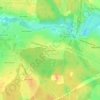 Mappa topografica Кардо-Лента, altitudine, rilievo