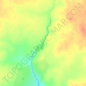 Mappa topografica Макан, altitudine, rilievo