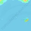 Mappa topografica White Island, altitudine, rilievo