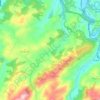 Mappa topografica Rio Sama, altitudine, rilievo