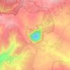Mappa topografica Pulo di Altamura, altitudine, rilievo