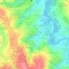 Mappa topografica Jardim Botânico, altitudine, rilievo