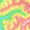 Mappa topografica Vallelunga, altitudine, rilievo