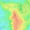 Mappa topografica Forest of Arden, altitudine, rilievo