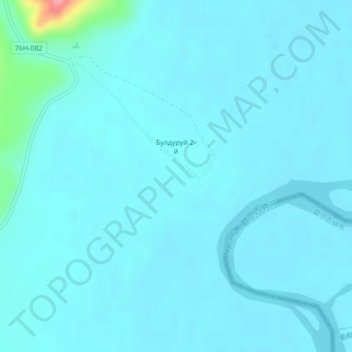 Mappa topografica Булдуруй 2-й, altitudine, rilievo