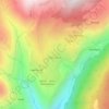 Mappa topografica Saquignod, altitudine, rilievo