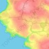 Mappa topografica Trevilley, altitudine, rilievo