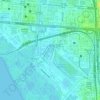 Mappa topografica Sector 15, altitudine, rilievo