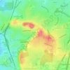 Mappa topografica Ronkswood Hill Meadows Local Nature Reserve, altitudine, rilievo