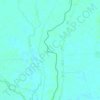 Mappa topografica Rio Chico, altitudine, rilievo