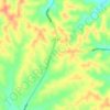 Mappa topografica Oddville, altitudine, rilievo