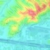 Mappa topografica Praça General Fernando Valente Pamplona, altitudine, rilievo