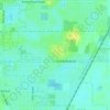 Mappa topografica Zephyrhills North, altitudine, rilievo