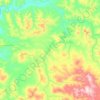 Mappa topografica Огоджа, altitudine, rilievo