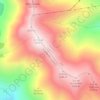 Mappa topografica Serra del Rei, altitudine, rilievo