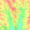 Mappa topografica Mount Pleasant, altitudine, rilievo
