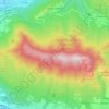 Mappa topografica Campo dei Fiori, altitudine, rilievo