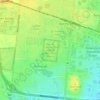 Mappa topografica Mount Derrimut Nature Conservation Reserve, altitudine, rilievo
