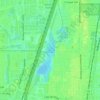 Mappa topografica Lake Ida, altitudine, rilievo