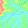 Mappa topografica Rio da Prata, altitudine, rilievo