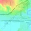 Mappa topografica Westend Park, altitudine, rilievo