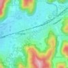 Mappa topografica Kiddle Park, altitudine, rilievo