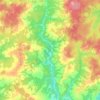 Mappa topografica Пиксур, altitudine, rilievo