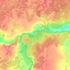 Mappa topografica Синара, altitudine, rilievo