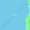 Mappa topografica Potipot Island, altitudine, rilievo