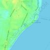 Mappa topografica Lagoa da Chica, altitudine, rilievo