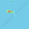 Mappa topografica Araara Island, altitudine, rilievo