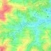 Mappa topografica Jardim Mariana, altitudine, rilievo